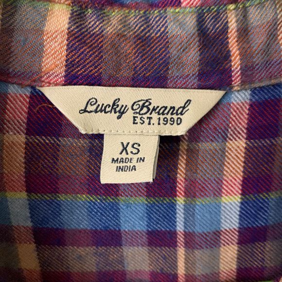 Lucky Brand Plaid Button Down - Picture 7 of 7